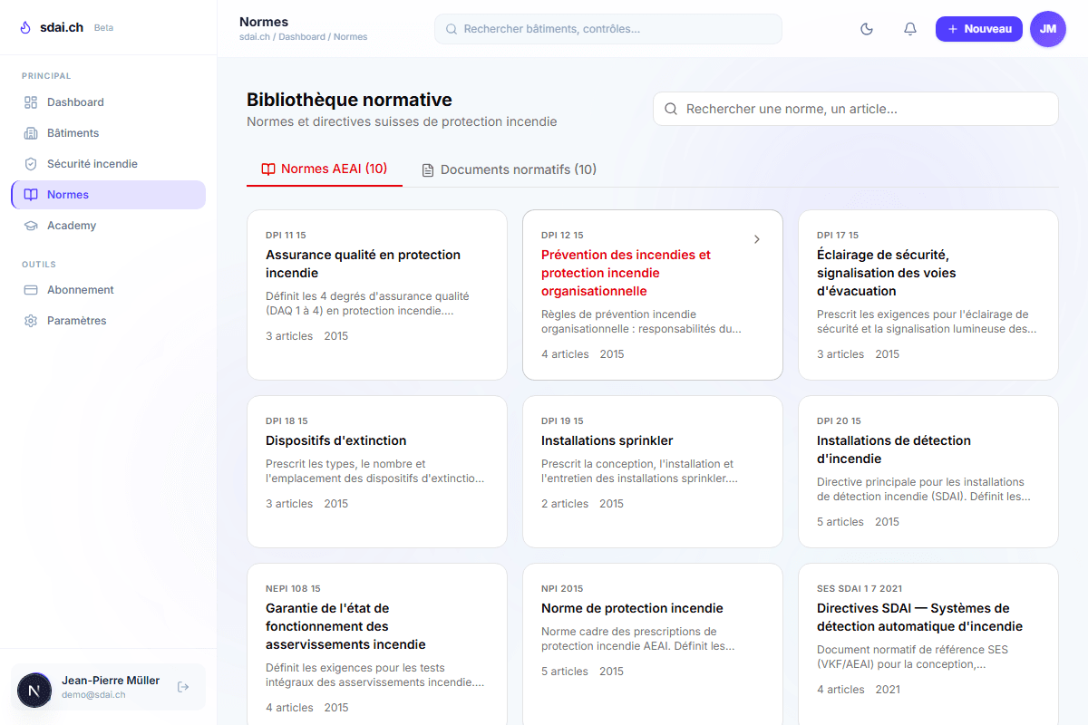 Checklists de contrôle conformes